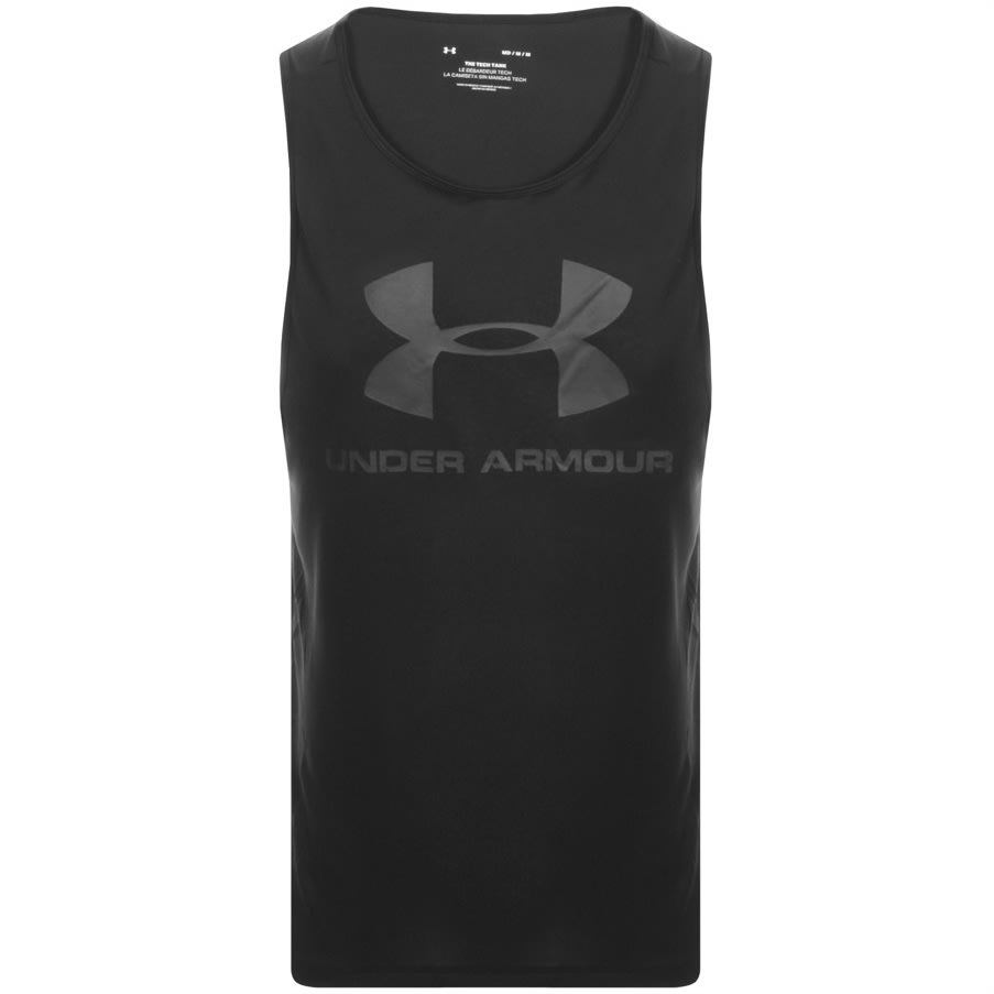 Alternative Image for ProductUnder Armour Sportstyle Vest T Shirt Black1